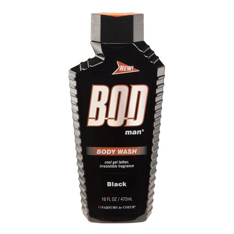 body wash bod man black.